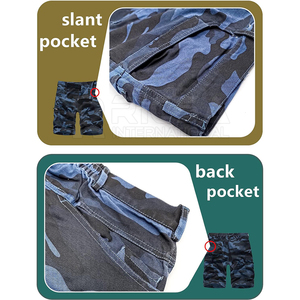Pantalones Cortos de Caza para Hombre con Cierre de Cremallera, Diseño Cargo, Secado Rápido, Transpirables, Ligeros, Multibolsillos, 100% Algodón - Product Image 5