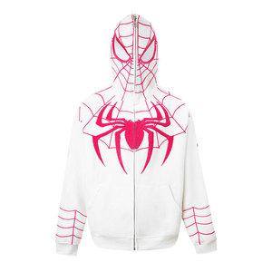Sudadera con Capucha y Cremallera Completa Wearpex, Bordada con Spider-Man, Estilo Urbano, 100% Algodón, 400g, para Hombre y Mujer - Product Image 2