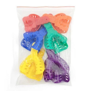 Plateaux d'empreinte dentaire en plastique de différentes tailles, instruments dentaires pour orthodontie - Product Image 3