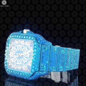 Reloj de Lujo para Hombre Charm Jewells, Cuadrado, de Acero Inoxidable, 40 mm, Esfera de Cristal, Movimiento Mecánico, Resistente al Agua 10 Bar, con Botón de Presión - Product Image 2