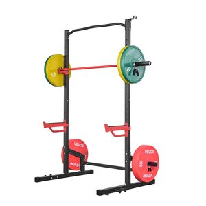 Station d'entraînement multifonctionnelle 1000 LBS avec rack de squat et cage de musculation, équipement de gym à domicile avec 4 réglages de bandes de résistance - Product Image 1