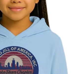 Sudadera con Capucha para Mujer Jack Jill, Color Azul Claro, con Forro Brillante, de Poliéster/Algodón, para Invierno, Informal, de Manga Larga, para Uso Diario - Product Image 3