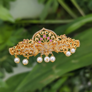 Geometric Matte Alloy Acetate Hair Clip for Wedding Casual Fashion - Product Image 3