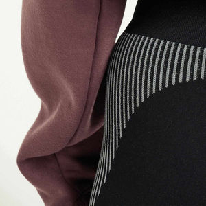 Sweat-shirt à capuche court pour femme en coton et élasthanne, doublé, avec fermeture éclair, couleur unie, logo personnalisé sur le devant, décontracté, pour l'automne et l'hiver - Product Image 6