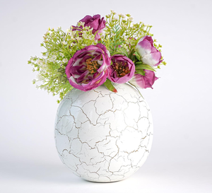 Vase sphérique en métal rond de qualité supérieure, porte-fleurs contemporain, vase décoratif pour la maison, l'hôtel, le restaurant et la décoration de table - Product Image 6