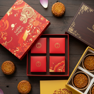 Custom Printing Personalized <b>Box</b> Mid Autumn Festival Mooncake Luxury Gift Packaging <b>Box</b> with Embossed Art Paper - Product Image 4