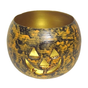 GOOD DESIGN 2024 New Wedding <b>Tealight</b> Customized Luxury Gold Metal Iron Candle Holder Decorative Halloween Design Handmade - Product Image 1
