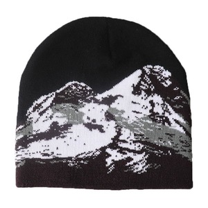 Custom Reversible Bini All Over Print Bennie <b>Cap</b> Hat <b>Winter</b> Kint Beanies Knitted Beanie Unisex <b>for</b> <b>Men</b> - Product Image 2