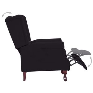 เก้าอี้ปรับเอนผ้าสีดำ - Product Image 6