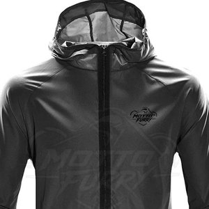 Comfortable <b>Hooded</b> Spring <b>Rain</b> <b>Jackets</b> Waterproof Eco-Friendly Durable Performance Fabric Flexible Movement Lightweight Design - Product Image 4