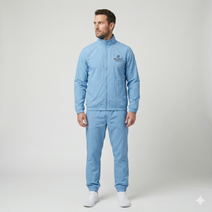 Meilleures ventes : Survêtements coupe-vent personnalisés en gros pour hommes, ensemble deux pièces en nylon imperméable avec fermeture éclair pour garçons - Product Image 1