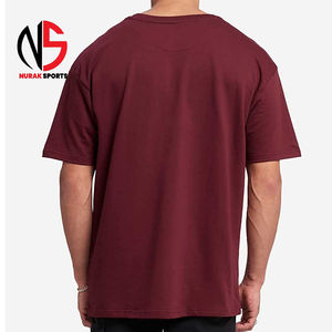 เสื้อยืดโอเวอร์ไซส์ผู้ชายสีพื้น ผลิตจากผ้าฝ้ายแท้ 100% รุ่นใหม่ / เสื้อยืดโอเวอร์ไซส์ย้อมสีพื้นคุณภาพพรีเมียมสั่งทำพิเศษ ปี 2026 - Product Image 3