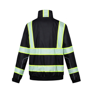 เสื้อแจ็คเก็ตนิรภัยสะท้อนแสงคุณภาพสูงสำหรับผู้ชาย ANSI Class 1 พร้อมโลโก้สั่งทำพิเศษ สำหรับฤดูหนาว - Product Image 2