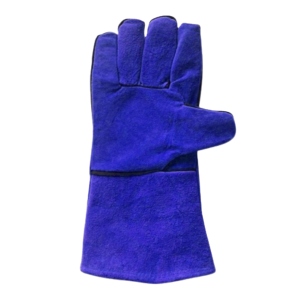 Gants en cuir de vachette fendu, résistants, ignifuges, pour la construction, le barbecue, chauds, épais, anti-vibrations, respirants, antidérapants - Product Image 6