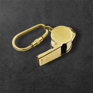 พวงกุญแจนกหวีดทองเหลืองและทองแดงแบบโบราณ ดีไซน์สวยงาม คุณภาพเยี่ยม - Product Image 5