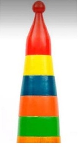 Juego de Siete Piedras o Pithu de PVC Colorido, Juguete Inflable Antideslizante para Lanzar a la Atrapa, para Fiestas Infantiles, Juego al Aire Libre o en Interiores - Product Image 2