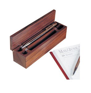 Caja Decorativa para Bolígrafos de Oficina, Marca Royal Crafts, Material de Madera de Color Natural, con Logotipo Personalizado y Superventas - Product Image 2