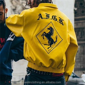 Hot Selling Customizable XS Men's Winter Jacket High Street Style <b>Cow</b> Skin Canvas Eco-Friendly Breathable Windproof Front - Product Image 4