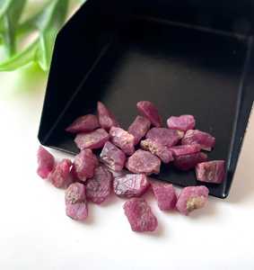 Rubis naturel du Mozambique, pierre brute, corindon rouge, cristal brut, pierre de naissance de juillet, pierre non traitée, fabrication de bijoux, vente en gros - Product Image 3