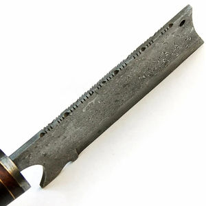 Couteau de chef Burraq DIY OEM fait main en acier Damas, multifonctionnel, motif goutte de pluie, 10 pouces, avec étui en cuir, pour usage en cuisine - Product Image 3