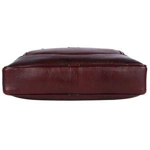 Bolso Bandolera de Cuero Marrón para Hombre, Maletín para Portátil, Bolso Vintage, Bolso de Trabajo para Oficina, con Correa para el Hombro, Hecho a Mano, para Regalo - Product Image 3