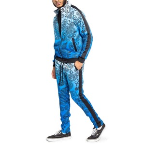 Men's Solid Full <b>Zip</b> <b>Hooded</b> Sweatshirt Pants Set Streetwear Regular Fit Breathable Quick Dry Fleece Autumn Wear - Product Image 4