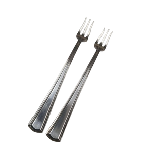 Cuchara y Tenedor para Servir Ensaladas, Bañados en Oro, para Cocina y Hogar, con Mangos Metálicos, Cuchara de Postre de la India - Product Image 4