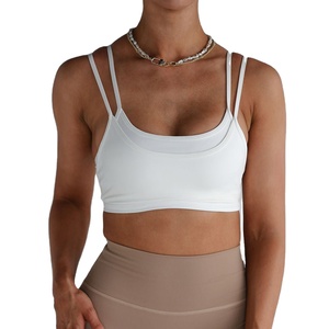Sujetador deportivo sin costuras para yoga, de alto impacto, a prueba de golpes, fruncido, cómodo, transpirable, para entrenamiento, fitness, yoga, tallas grandes - Product Image 1