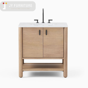 Mueble de Baño Moderno Europeo Personalizado JY Project, Mueble de Pared con Lavabo, Espejo y Gabinete de MDF y Madera Contrachapada, Ecológico para Hoteles - Product Image 4