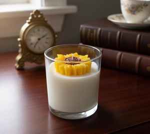 Vela de Cera de Soja Aromática Hecha a Mano con Aroma a Girasol en Vaso de Vidrio - Decoración Elegante para el Hogar, Ideal para Regalos y Regalos Duraderos de Acción de Gracias - Product Image 1