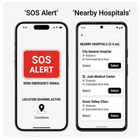 Aplicación de Reserva de Ambulancias RoyalCraft Enterprise, Reserva Rápida de Ambulancias de Emergencia, Rastreo en Vivo y SOS para IOS/Android/Linux/Mac
