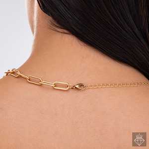 PRAO <b>Chunky</b> Gold Chain Pearl Necklace Anti-Tarnish Jewelry - Product Image 3