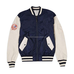 เสื้อแจ็กเก็ตเบสบอลผู้ชายไซส์ใหญ่พิเศษ, เสื้อแจ็คเก็ตหนังแท้ฤดูหนาว - Product Image 4