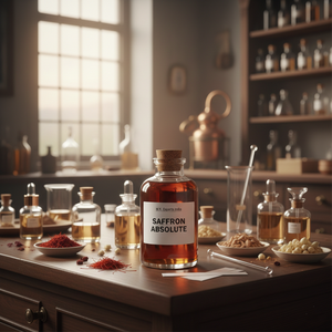 Aceite Absoluto de Azafrán, Especia Exótica Natural, Ingrediente de Fragancia para Productos Cosméticos, Perfumería y Aromaterapia - Product Image 3