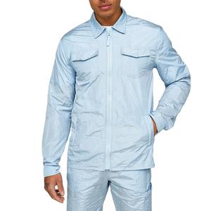 Vente en gros 2024 nouveauté mode coupe-vent coupe-vent chemise personnalisée votre propre hommes coupe-vent chemise pour hommes - Product Image 1