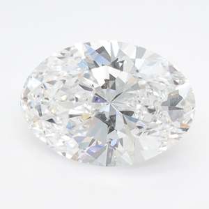 เพชรเพาะเลี้ยงในห้องปฏิบัติการรับรองโดย IGI รูปทรงแฟนซีโอวัล คัท CVD HPHT สี D น้ำหนัก 1 กะรัต สำหรับเครื่องประดับเพชรทองคำ - Product Image 2