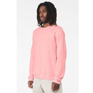 Attrayant Bella Toile 3901 ÉPONGE UNISEXE POLAIRE RAGLAN Rose Couleur SWEATSHIRT Hommes unisexe éponge polaire raglan sweat - Product Image 2