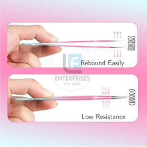 Pince à épiler pour extensions de cils, dernière conception, fabriquée au Pakistan, couleur unie - Product Image 5