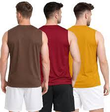 Gilet de sport décontracté pour homme, axé sur le confort, 100 % coton, conception sans coutures, construction respirante, flexibilité de mouvement améliorée - Product Image 4