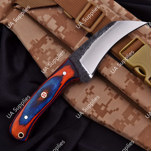 Cuchillos de Supervivencia y Caza de Hoja Fija Tipo Pico de Halcón, Hechos a Mano, de Acero al Carbono de Grado Industrial, Venta al Por Mayor, Soporte para Personalización OEM/ODM - Product Image 5