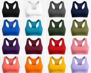 Soutien-gorge de sport dos nageur blanc pour femme, col en U, maintien élevé, respirant, sans coutures, écologique, léger, séchage rapide, pour le yoga et l'athlétisme - Product Image 6