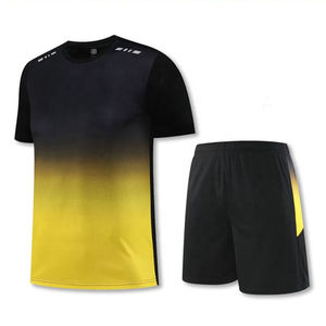 Nueva Ropa de Tenis de Mesa Personalizada con Etiqueta Privada, Camiseta y Pantalones Cortos de Bádminton de Secado Rápido para Hombre, Uniforme de Tenis de Mesa Transpirable - Product Image 1