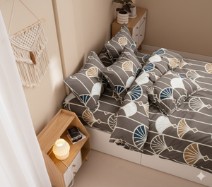 Parure de lit Venti King Size imprimée douce et résistante à la décoloration, 3 pièces, avec 2 taies d'oreiller, pour la décoration de chambre d'hôtel, qualité de luxe - Product Image 3