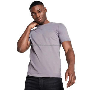 Camisetas de Franela Casuales para Hombre de la Mejor Calidad, 100% Algodón, Tejidas en Estilo Simple, Opciones de Tallas Grandes, Colores Sólidos, Venta al por Mayor - Product Image 1