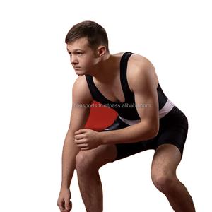 Venta caliente sublimación logotipo personalizado opción Lucha Libre camiseta hombres equipo juvenil Grappling ropa deportiva chalecos a precios muy baratos - Product Image 3