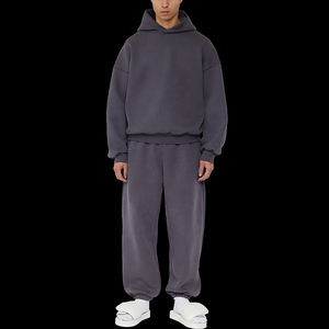 Survêtements en coton de haute qualité personnalisés pour hommes, ensemble de jogging de luxe, sweat-shirt surdimensionné, ensemble de sweat-shirts unisexes - Product Image 4
