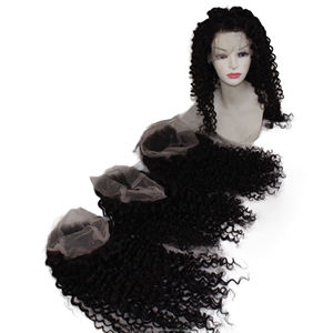 Magnifiques perruques en cheveux humains, Lace Front, nouées à la main, 100% cheveux humains, perruques en cheveux humains pas chères pour femmes noires, cheveux vierges - Product Image 1