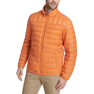 Custom Made Logo <b>Quilted</b> <b>Winter</b> Puffer Jacket High Street Wear Style Windbreaker Bomber with Light Outdoor Puffer Men's Jackets - Product Image 2