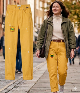 Jeans de mezclilla rasgados para mujer, pantalones de tiro alto desgastados, <span class=keywords><strong>estilo</strong></span> <span class=keywords><strong>urbano</strong></span>, look moderno, venta al por mayor, diseño OEM - Product Image 4