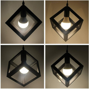 Top Selling Metal Hanging Iron Pendant Lamp Black Finished Wall Celling Hanging Lantern Home Restaurants Caffe Decorative Mount - Product Image 5